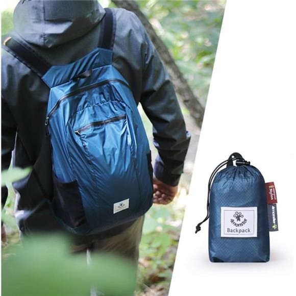 Lightweight Packable Backpack - 16L Travel/Camping/Hiking Bag for Outdoor Use